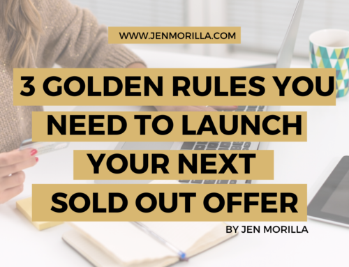3 Golden Rules You Need To Launch Your Next SOLD OUT Offer